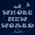 thumbnail image 2 of Boy's Aladdin A Whole New World Graphic Tee Navy Blue X Small, 2 of 4