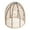 Yellow, variant on Rattan Lampshade - 6.3" Dome Pendant Light Cover for Ceiling Fixtures, Chandeliers & Hanging Lamps - Boho Farmhouse Replacement Shade for Bedroom, Kitchen or Porch