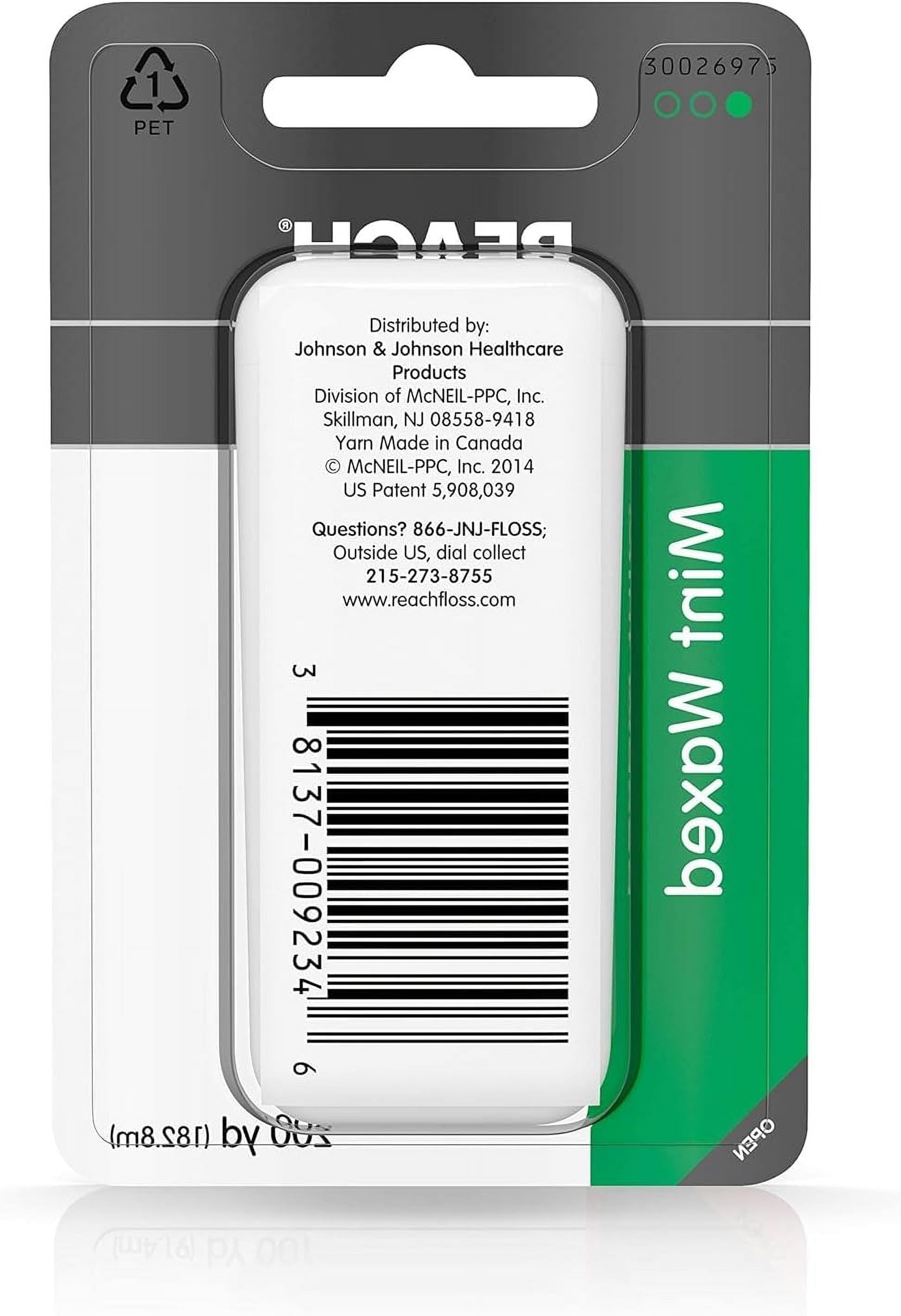 Reach Mint Waxed Floss 200 Yards (Packs of 7)