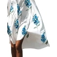 thumbnail image 4 of DYMADE Women Plus Size Printed Long Sleeve Lapel Holiday Shirt Dress, 4 of 4