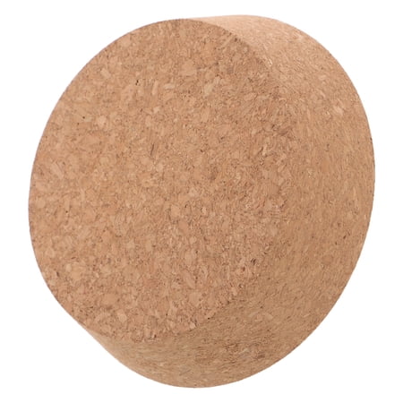 LOLIPPYY Reusable Wood Bottle Plug Airtight Tapered Cork Stopper for Wine Jars and Decanters Light Brown