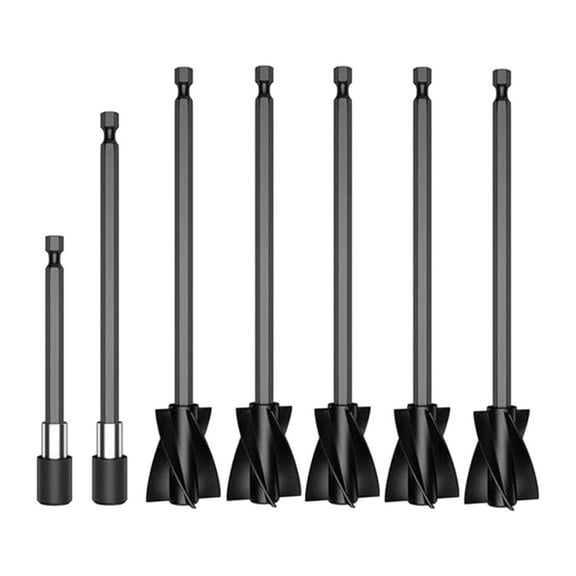 Epoxy Resin Mixer Paddles Drill Attachment Paint Stirrer Attachment ABS Plastic for DIY Craft Projects