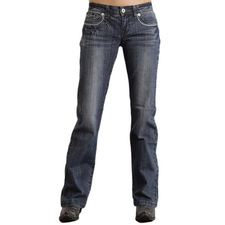 Stetson - Stetson Western Denim Jeans Womens Bootcut Med 11-054-0818 ...
