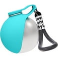 thumbnail image 4 of Botella de agua de acero inoxidable para perros, ideal para viajes | Dispensador de bebidas portátil a prueba de fugas para mascotas con recipiente de silicona plegable, 4 of 4