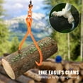 thumbnail image 3 of VEVOR Log Skidding Tongs, 32 inch 2 Claw Log Lifting Tongs, Heavy Duty Rotating Steel Lumber Skidding Tongs, 1543 lbs/700 kg Loading Capacity, Log Lifting, Handling, Dragging & Carrying Tool, 3 of 9