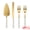 Gold, variant on Unique Bargains Heat-Resistant Cooking Utensils Home Spatula Set Silver 2Pcs