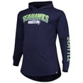 thumbnail image 2 of Men's Fanatics College Navy Seattle Seahawks Big & Tall Front Runner Pullover Hoodie, 2 of 3