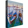 thumbnail image 3 of Trademark Art "Venice Gondolas" Canvas Wall Art by David Lloyd Glover, 3 of 3