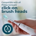 thumbnail image 2 of Philips Sonicare 4100 Power Toothbrush, Rechargeable Electric Toothbrush with Pressure Sensor, White HX3681, 2 of 7