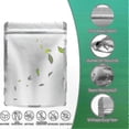 thumbnail image 3 of 50 Pack Mylar Bags with Oxygen Absorbers for Food Storage, Resealable for Grains, Nuts, 3 of 4