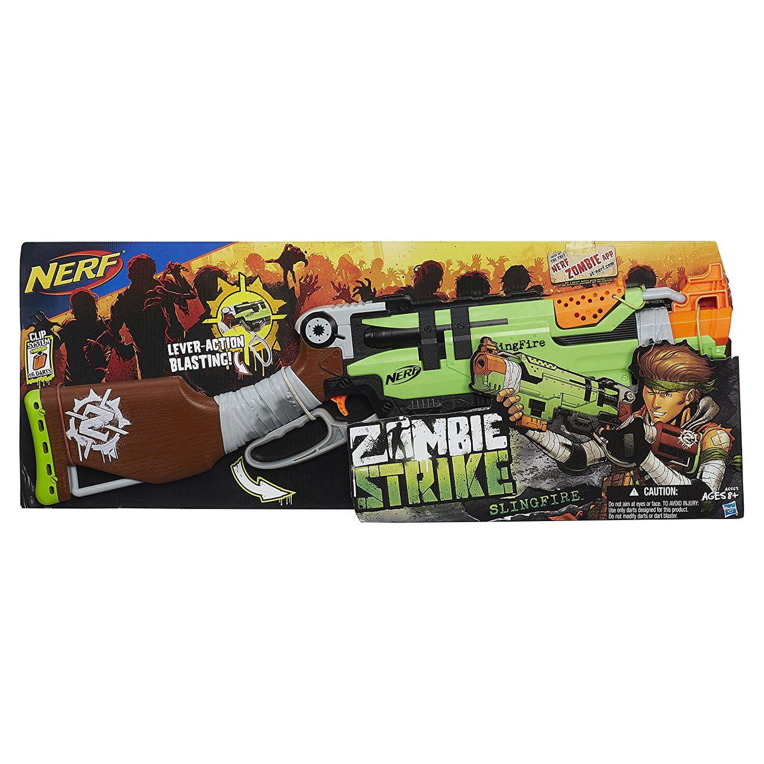 Nerf Zombie Strike SlingFire, for Kids Ages 8 and up - image 2 of 7