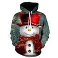 thumbnail image 3 of Sudaderas con capucha de Papá Noel para hombre, ropa con estampado 3D de muñeco de nieve de Navidad, ropa de mujer, Sudadera con capucha con personalidad, sudadera para niños, 3 of 4