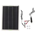 thumbnail image 1 of 20W 12V Solar Panel Portable Solar Battery Charger Maintainer Dual USB Port for RV Car, 1 of 5
