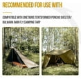 thumbnail image 5 of OneTigris Mesh Teepee Tent, Ultralight 1 Person Screen Room with Waterproof Bathtub Floor for Outdoor Camping Hiking Backpacking Bushcraft Tarp Hot Tent Shelter, 5 of 8