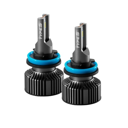 TYPE S - H8/H9/H11/H16JP UltraBright LED Fog Light - 1800LM Each, 6500K, 26W, Powersports, 2 Pack