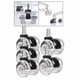 thumbnail image 5 of Ruedas universales para silla de oficina, 5 unidades, de repuesto, giratorias 360 degree, silenciosas, para escritorio Negro A, 5 of 9
