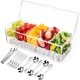 thumbnail image 1 of Bandeja para condimentos ARSTPEOE con 5 cucharas, 5 tenedores y 1 clip, 1 of 6