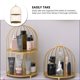 thumbnail image 4 of Estante de almacenamiento de estilo nórdico, estante de cosméticos de doble capa, soporte de exhibición de maquillaje para baño, 4 of 6