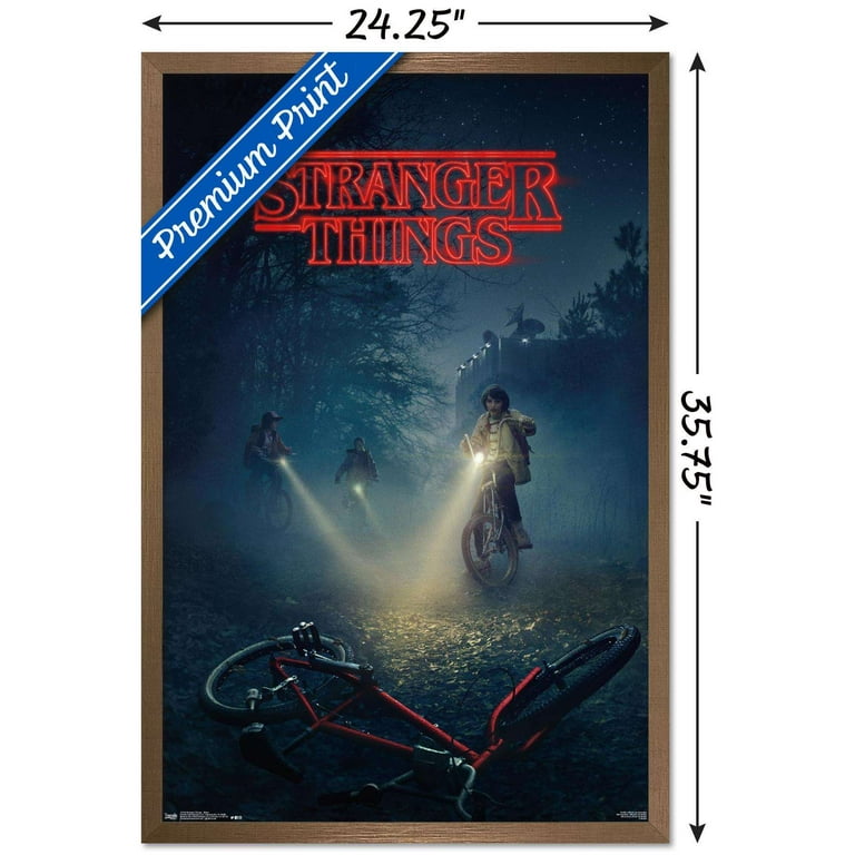 Netflix Stranger Things - Bikes Wall Poster, 22.375