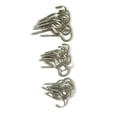 thumbnail image 4 of 30 ganchos atornillables de acero inoxidable (304), 3 tamaños, 40 mm, 50 mm, 65 mm, ganchos de tornillo con ojal resistentes, 4 of 5