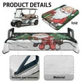 thumbnail image 5 of Yuyamidu Santa Claus Golf Cart Seat Covers, Xmas Tree Golf Cart Seat Towel Blanket for 2 Passenger, Christmas Club Car Accessories Gifts for Golfer for Winter, 5 of 6
