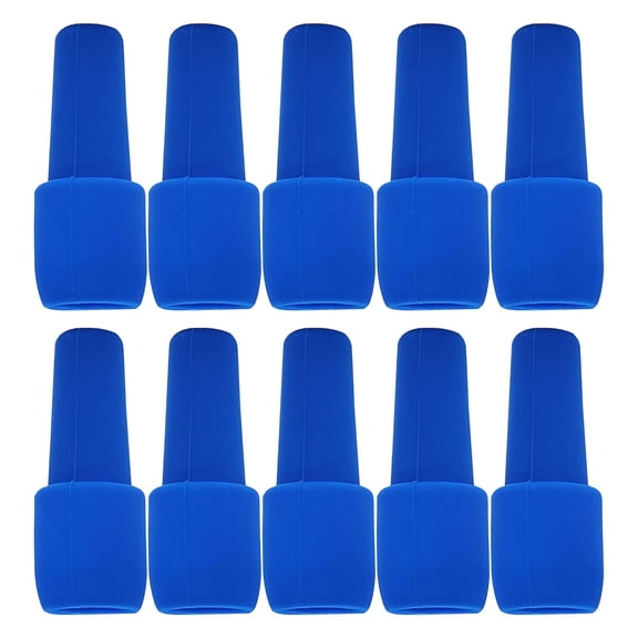 Reusable Silicone Bottle Stoppers Beverage Sealers for Wine, Liquor, Wine Bottle Cap for Fresh Keeping, Stylish and Durable, Perfect for Parties and Gifts, set of 10, Multicolor(Blue,1.1x1.1x2.7")