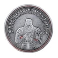 thumbnail image 1 of Símbolo de escudo KTCSTCRC de los Caballeros Templarios Crusader con forma de moneda, 1 of 1