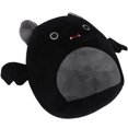 thumbnail image 2 of Murciélago gordo de peluche, lindo y suave juguete de peluche, regalo de cumpleaños para niños, accesorio de fotografía negro, 2 of 14