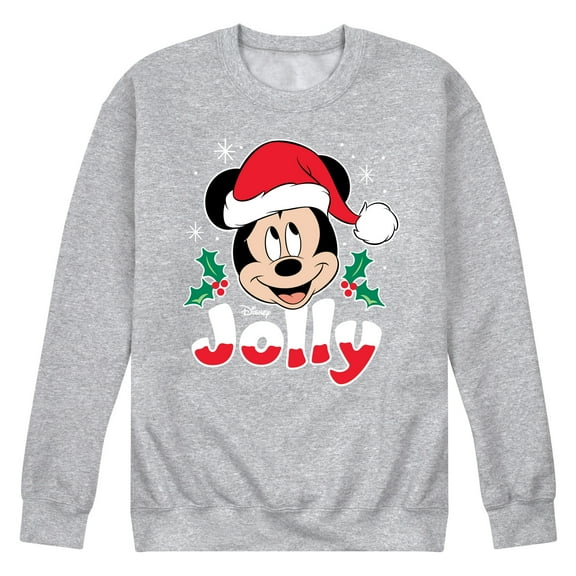 Disney - Jolly Mickey - Men's Crew Fleece Sweatshirt Sweatshirt