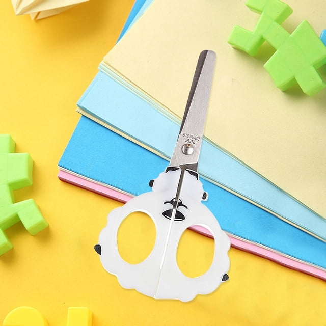 Cqxid Cutter Under $5 Scissors For Kids Blunt Scissors Small School Student Craft Scissors Sharp Stainless Cute Animal Shapes