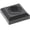 Black, variant on Plymor Clear Acrylic Square Display Base with Indented Circle to Hold Egg, Marble, Ball or Sphere, 0.875" W x 0.875" D x 0.25" H (0.5" Circle), Pack of 6