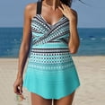 thumbnail image 1 of WILLBEST Traje de Baño con Faja Trajes de Baño de Dos Piezas para Mujer Top Tankini deportivo con Pantalones Cortos y Sujetador deportivo Traje de Baño, 1 of 6