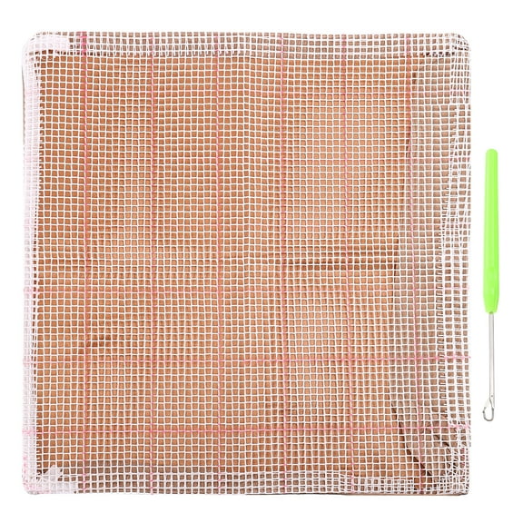 Latch Hook Kit, Latch Hook Pillow Kits Pillow Making Kit for Adults DIY Craft Home, 43x43cm