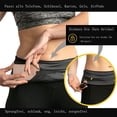 thumbnail image 4 of Cinturón unisex para correr y fitness con cuatro aberturas y clip para llaves interno, cinturón para teléfono celular, adecuado para iPhone y SAMSUNG, 4 of 5