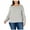 Grey - gray, variant on I.N.C Womens Pearl-Embellished Pullover Sweater, Grey, Plus Size, 1X
