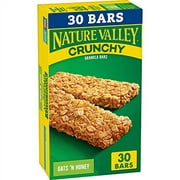 Nature Valley Crunchy Granola Bars, Oats n' Honey, Family Pack, 30 bars