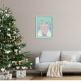 thumbnail image 2 of Stupell Industries Vintage Pastel Holiday Reindeer Graphic Art White Framed Art Print Wall Art, Design by Melissa Wang, 2 of 7