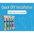 Pure Blue H2O 4Stage 50 GPD Certified Reverse Osmosis Water Filter