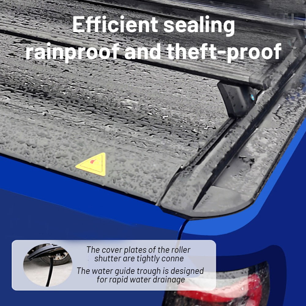 5.5FT Truck Bed Cover Retractable Hard Tonneau Cover For Ford F-150 2009-2025