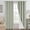 Sage 52"W x 96"L (Pack of 2), variant on Linen Blackout Curtains Durable Thick Textured Linen Look 100% Blackout Patio Door Curtain Anti Rust Grommet Extra Wide Sliding Door Curtain Panel, Orange, W100 x L84 inch