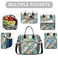 thumbnail image 2 of OBREWU Pioneer Flower Womens Lunch Box for Work,Insulated Large Pioneer Flower Lunch Bag for Women,Loncheras Para Mujer,Leakproof Adult Lunch Bag for Work,Beach,Travel,Picnic,Camping, 2 of 7