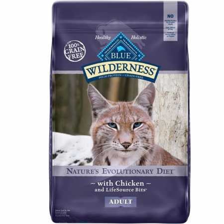Blue Buffalo Wilderness Grain-Free Chicken Recipe Dry Cat Food, 12 lb