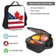 thumbnail image 5 of Balery USA Canada Flag Mochila escolar 3 en 1 para niños: mochila resistente con lonchera térmica y estuche para lápices. Mochila escolar para niños y niñas., 5 of 7
