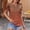 Brown summer women's ruffle t-shirt a1, variant on Summer Women's Ruffle T-Shirt Round Neck Short Sleeve Casual Party Top Gradient Blouse Fashion Tee, Army Green S
