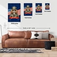 thumbnail image 5 of Happy Father's Day Honoring Veterans Cavalier King Charles Spaniel in Army Uniform Vertical Matte Canvas Poster Dog Lover Gifts Wall Art Home Decor - 13007, 5 of 5