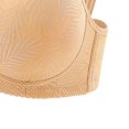 thumbnail image 3 of Squevariel Women's Solid Color Soft Bra Fashion Supportive Full Cup Bra Wireless Push-Up Bra, 3 of 4