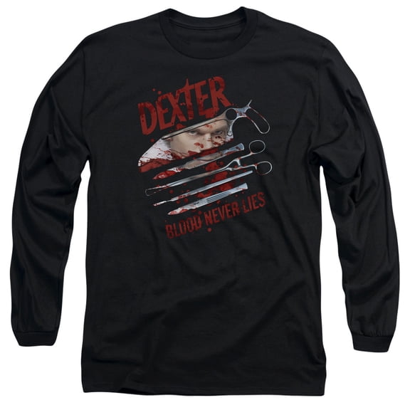 Dexter - Blood Never Lies - Long Sleeve Shirt - XX-Large