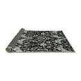thumbnail image 2 of Ahgly Company Indoor Round Abstract Gray Modern Area Rugs, 5' Round, 2 of 4