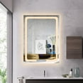 thumbnail image 5 of CHLOE Lighting LUMINOSITY- Back Lit Rectangular TouchScreen LED Mirror 3 Color Temperatures 3000K-6000K 32" Height, 5 of 16