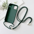 thumbnail image 6 of Feishell Crossbody Lanyard Case for iPhone 11,Adjustable Strap Shockproof Drop Protection Soft Flexible Silicone Cover Shockproof Protective Phone Case Cover for Women Men,Mint, 6 of 9